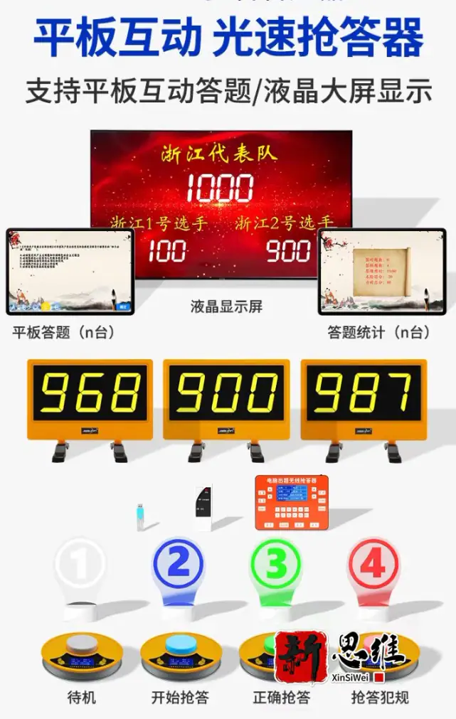 广佛莞 T90 抢答器 广东竞赛设备租赁